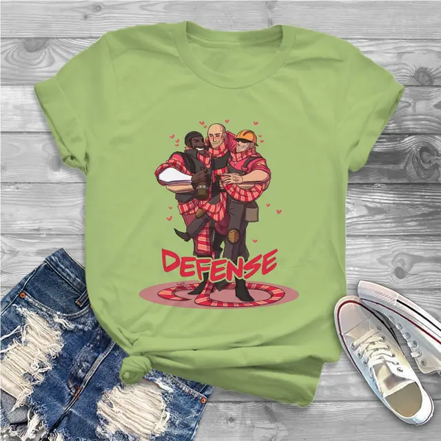 Defense Classes Women T Shirts Team Fortress 2 Shooter Game Vintage Tee Shirt Short Sleeve O.jpg 640x640 13 - Team Fortress 2 Merch