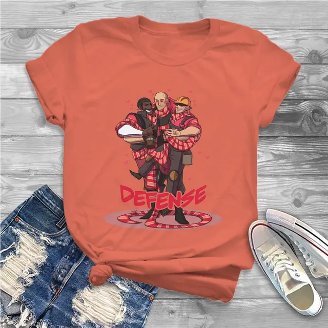 Defense Classes Women T Shirts Team Fortress 2 Shooter Game Vintage Tee Shirt Short Sleeve O.jpg 640x640 14 - Team Fortress 2 Merch