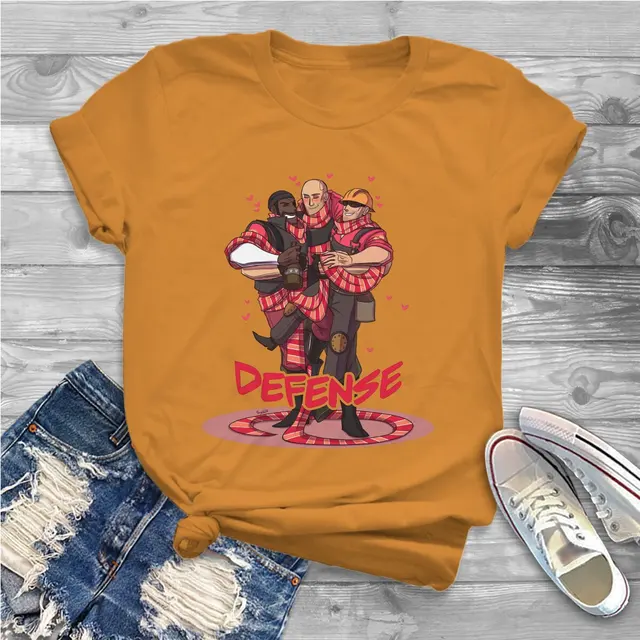 Defense Classes Women T Shirts Team Fortress 2 Shooter Game Vintage Tee Shirt Short Sleeve O.jpg 640x640 17 - Team Fortress 2 Merch