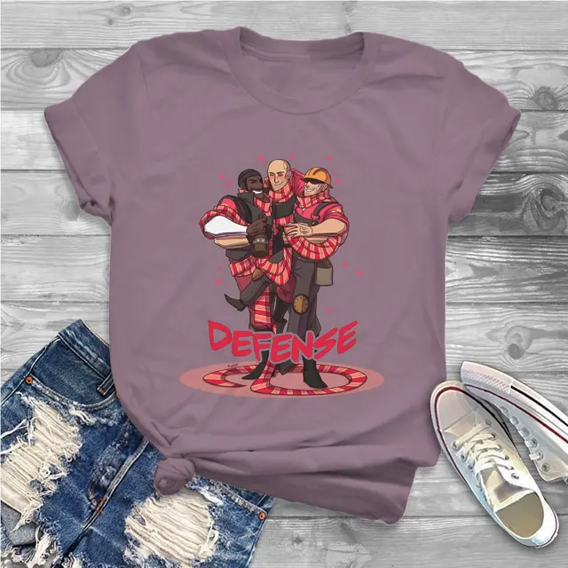 Defense Classes Women T Shirts Team Fortress 2 Shooter Game Vintage Tee Shirt Short Sleeve O.jpg 640x640 19 - Team Fortress 2 Merch