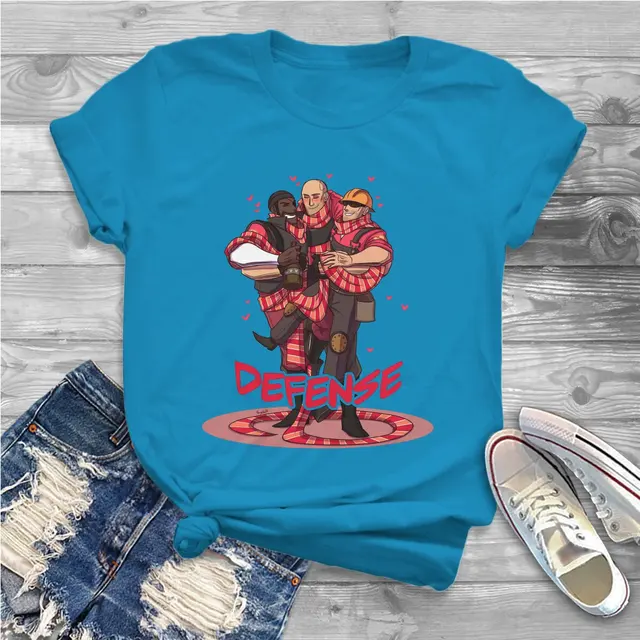 Defense Classes Women T Shirts Team Fortress 2 Shooter Game Vintage Tee Shirt Short Sleeve O.jpg 640x640 20 - Team Fortress 2 Merch