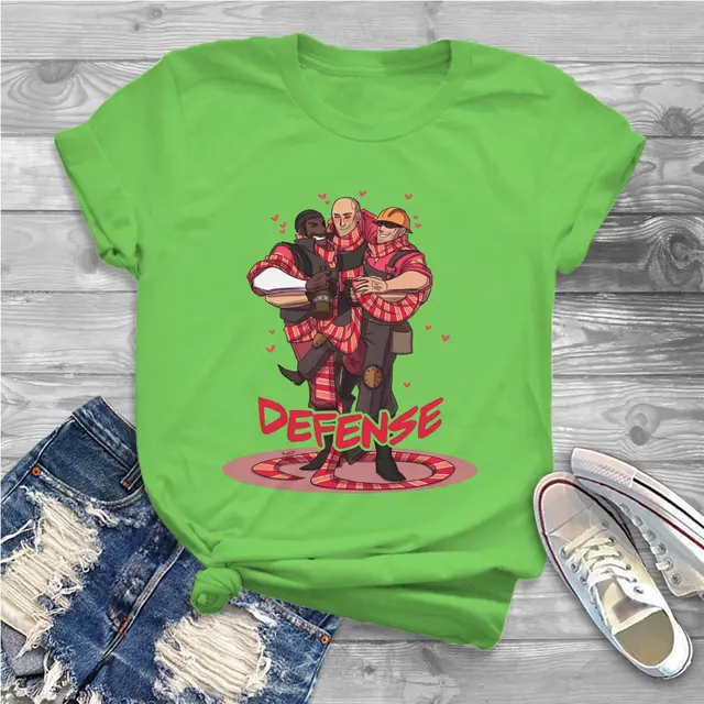 Defense Classes Women T Shirts Team Fortress 2 Shooter Game Vintage Tee Shirt Short Sleeve O.jpg 640x640 21 - Team Fortress 2 Merch