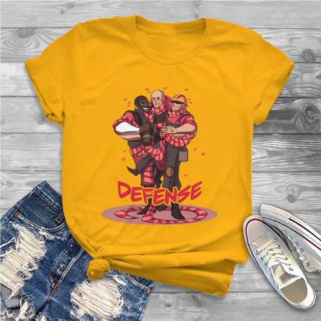 Defense Classes Women T Shirts Team Fortress 2 Shooter Game Vintage Tee Shirt Short Sleeve O.jpg 640x640 3 - Team Fortress 2 Merch