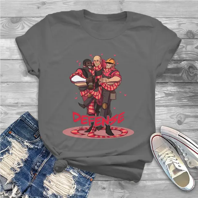 Defense Classes Women T Shirts Team Fortress 2 Shooter Game Vintage Tee Shirt Short Sleeve O.jpg 640x640 5 - Team Fortress 2 Merch