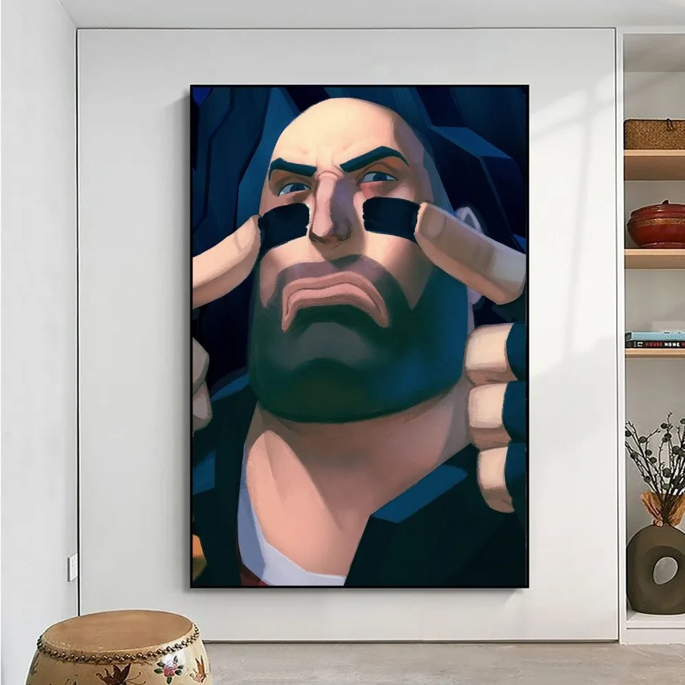 Team Popular Fortress 2 Game Poster Club Kraft Paper Prints Rules Poster Vintage Room Cafe Bar 7 - Team Fortress 2 Merch