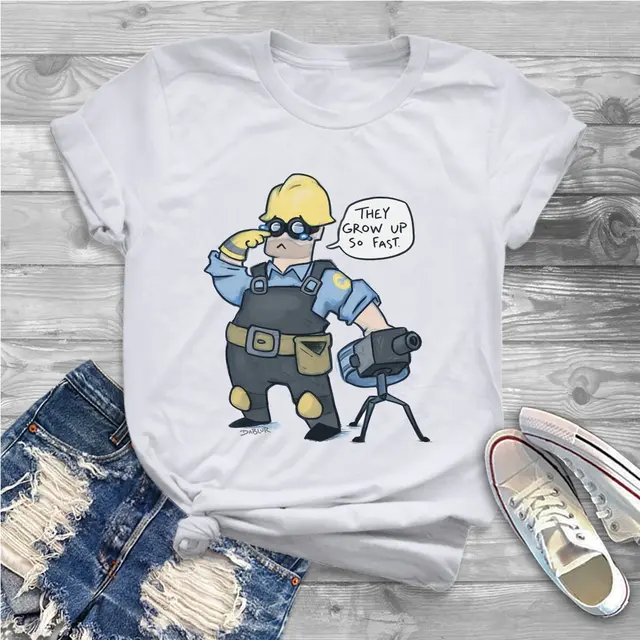 They Grow Up So Fast Women Clothing Team Fortress 2 Shooter Game Graphic Female Tshirts Vintage.jpg 640x640 10 - Team Fortress 2 Merch