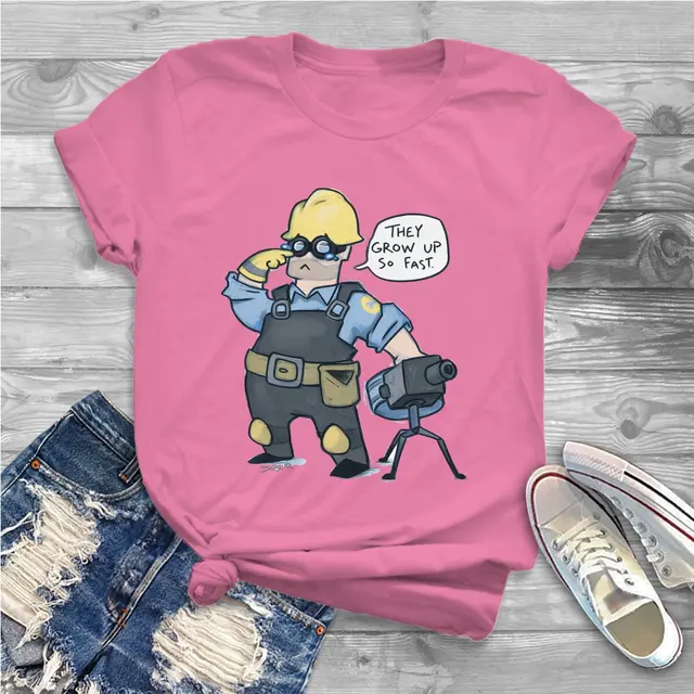 They Grow Up So Fast Women Clothing Team Fortress 2 Shooter Game Graphic Female Tshirts Vintage.jpg 640x640 12 - Team Fortress 2 Merch