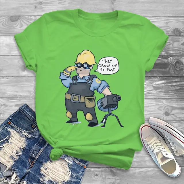 They Grow Up So Fast Women Clothing Team Fortress 2 Shooter Game Graphic Female Tshirts Vintage.jpg 640x640 21 - Team Fortress 2 Merch