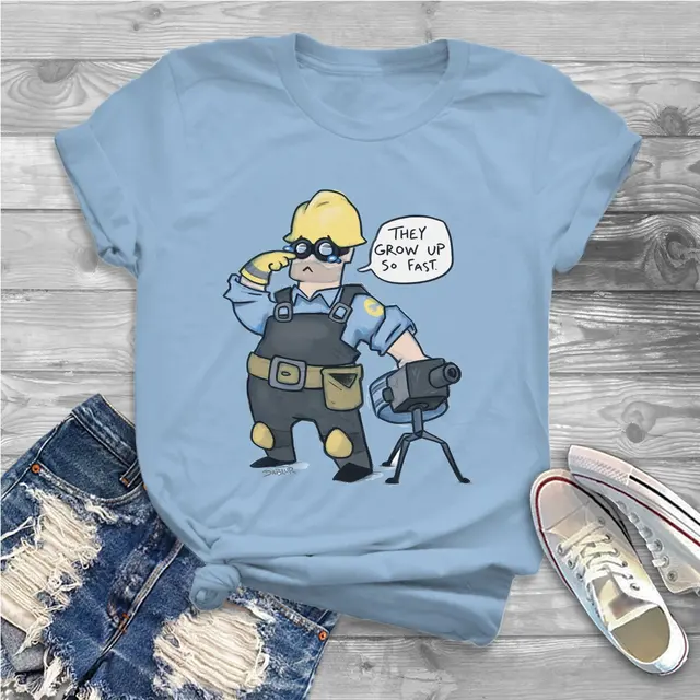 They Grow Up So Fast Women Clothing Team Fortress 2 Shooter Game Graphic Female Tshirts Vintage.jpg 640x640 24 - Team Fortress 2 Merch