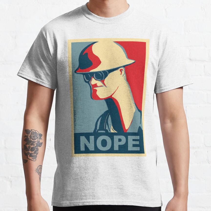 ssrcoclassic teemensfafafaca443f4786front altsquare product1000x1000.u1 6 - Team Fortress 2 Merch