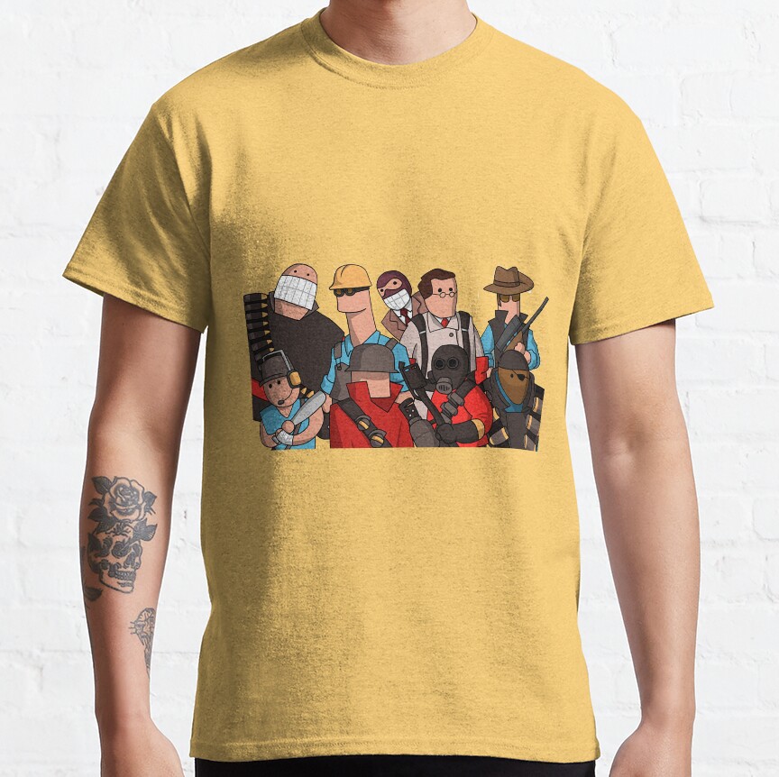 ssrcoclassic teemensffcf6eda6eb664a1front altsquare product1000x1000.u1 13 - Team Fortress 2 Merch