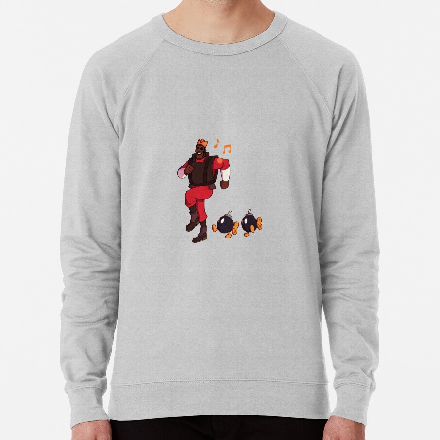 ssrcolightweight sweatshirtmensheather greyfrontsquare productx1000 bgf8f8f8 20 - Team Fortress 2 Merch