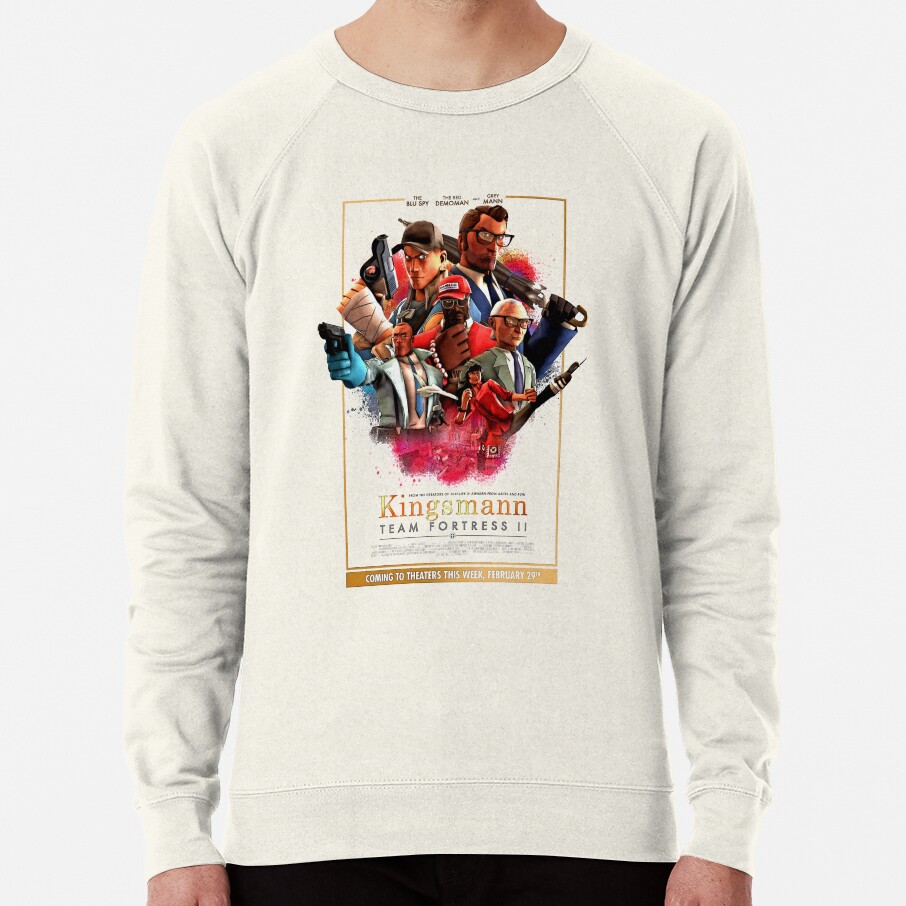 ssrcolightweight sweatshirtmensoatmeal heatherfrontsquare productx1000 bgf8f8f8 29 - Team Fortress 2 Merch