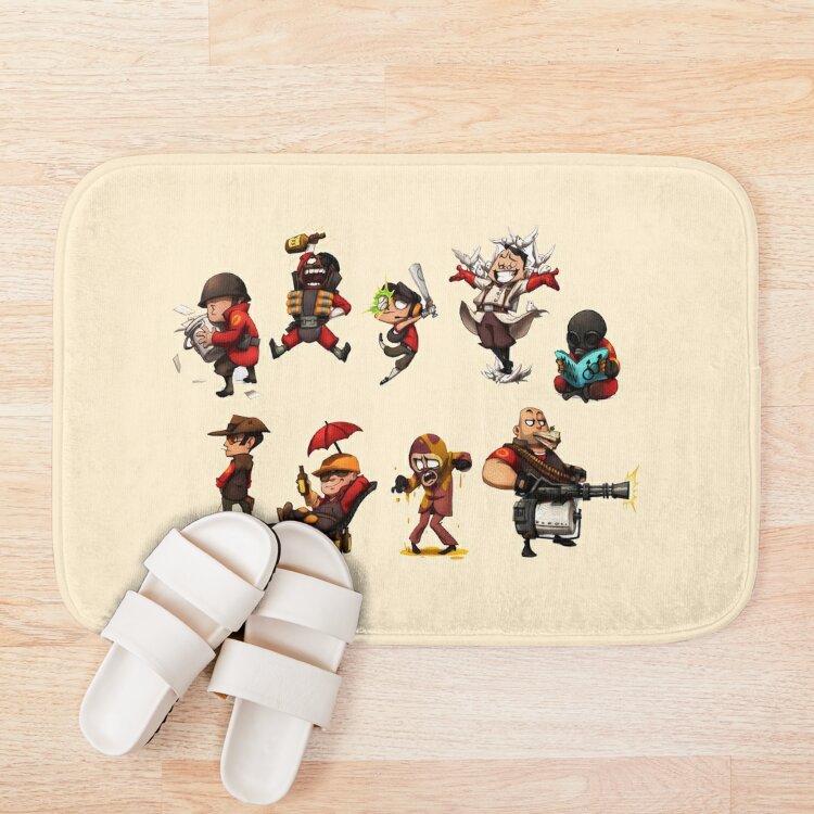 urbathmat flatlay context smallsquare750x1000.1u5 3 - Team Fortress 2 Merch